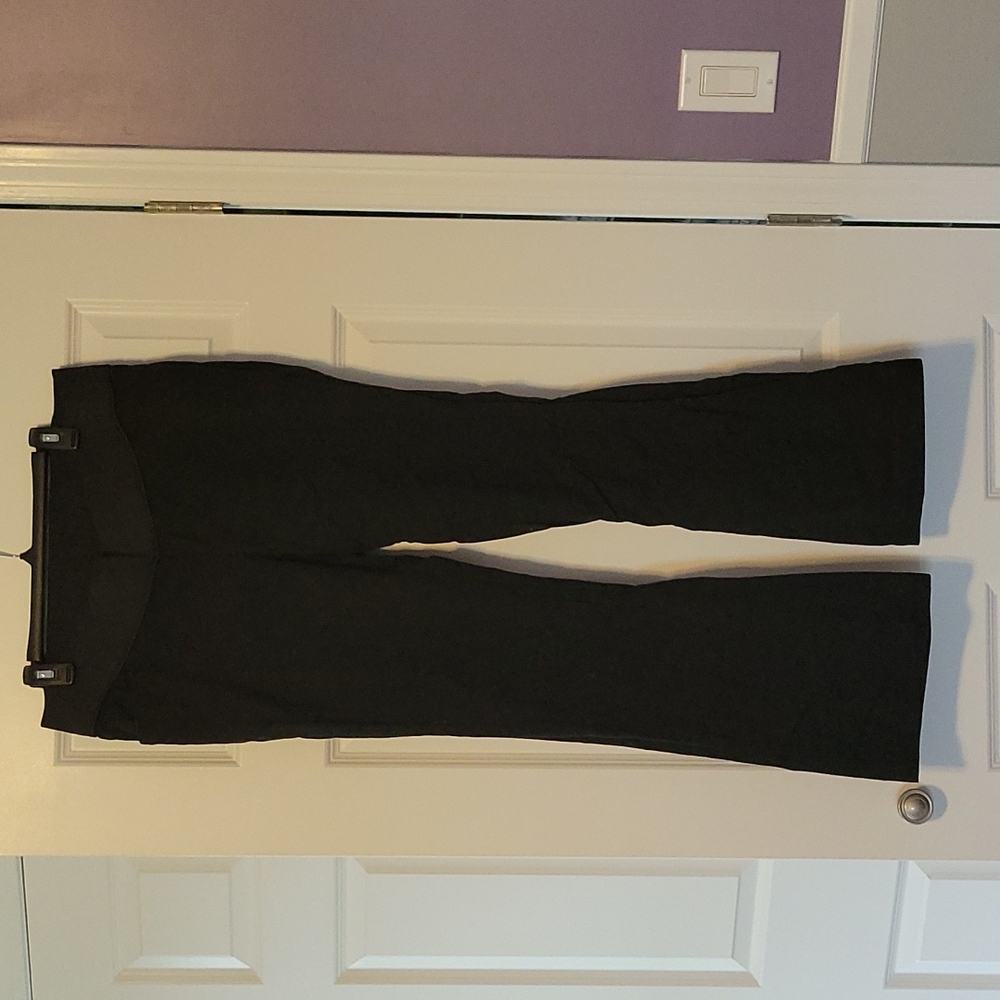 Old Navy black maternity work pants